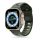 Tech-Protect IconBand Line csereszíj Apple Watch 4 / 5 / 6 / 7 / 8 / 9 / SE / Ultra 1 / 2 (42/44/45/49 mm) - sötétzöld