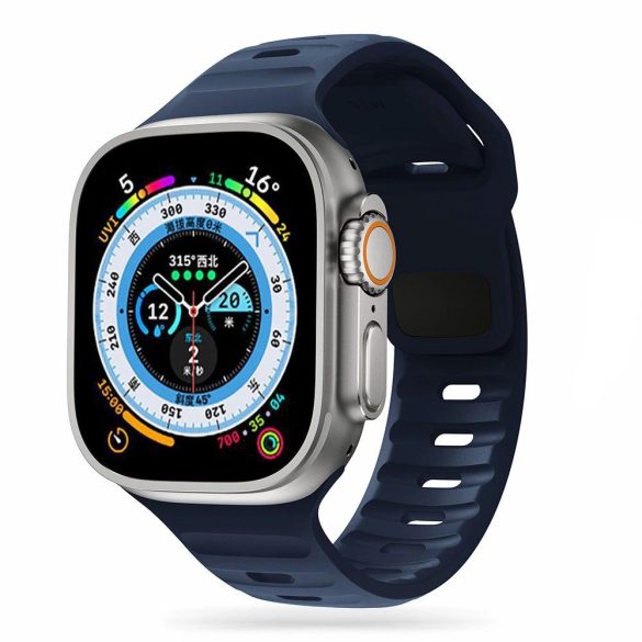 Tech-Protect IconBand Line csereszíj Apple Watch 4 / 5 / 6 / 7 / 8 / 9 / SE / Ultra 1 / 2 (42/44/45/49 mm) - tengerészkék