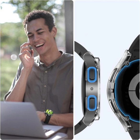 Tech-Protect Defense360 tok Samsung Galaxy Watch 6 40 mm - átlátszó