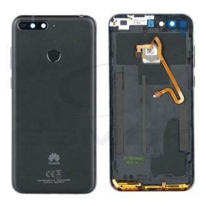 Akkumulátor ház Huawei Y6 Prime 2018 fekete 97070tyg Eredeti szervizcsomag