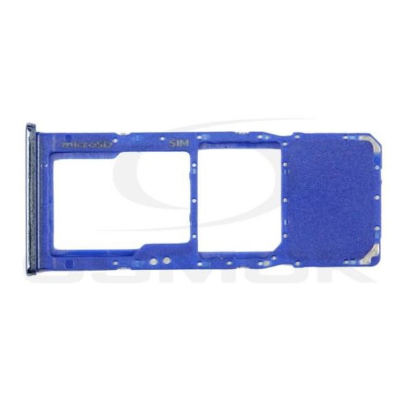 SIM-kártya és memóriakártya tartó Samsung A705 Galaxy A70 kék egyetlen GH98-44283C [eredeti]
