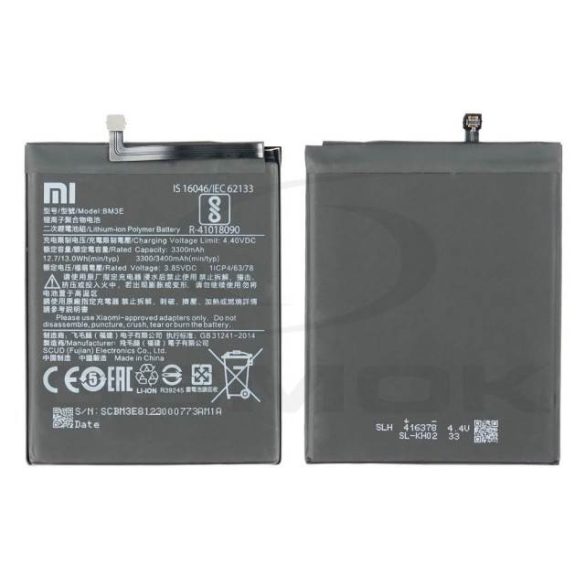 Akkumulátor Xiaomi Mi 8 Mi 8 Bm3E 3400Mah