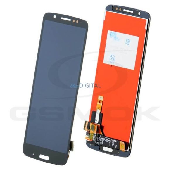 Lcd + Touch Pad Komplett Motorola Moto G6 Plus Fekete Nincs Logó