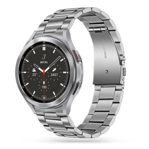 Tech-Protect Stainless Bracelet csereszíj Samsung Galaxy Watch 4/5/5 Pro/6/7/FE - ezüst