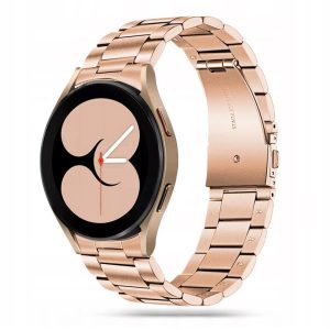 Tech-Protect Stainless Bracelet csereszíj Samsung Galaxy Watch 4/5/5 Pro/6/7/FE - arany