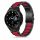 Tech-Protect Stainless Bracelet csereszíj Samsung Galaxy Watch 4/5/5 Pro/6/7/FE - fekete-piros