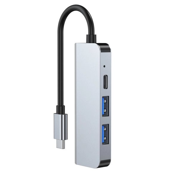 Tech-Protect V2 dokkoló 4 az 1-ben USB-C - USB-A 3.0 / USB-A 2.0 / USB-C / HDMI - szürke