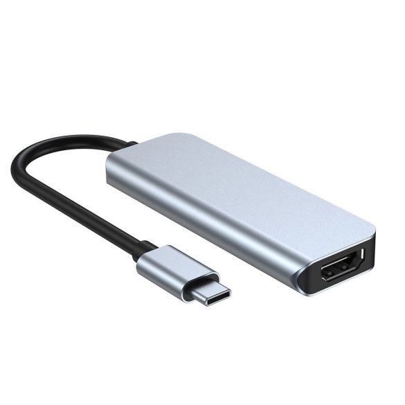 Tech-Protect V2 dokkoló 4 az 1-ben USB-C - USB-A 3.0 / USB-A 2.0 / USB-C / HDMI - szürke