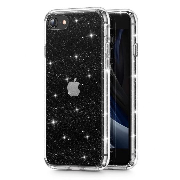 Tech-Protect Glitter tok iPhone 7/8/SE 2020/SE 2022 - átlátszó