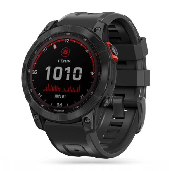 Tech-Protect IconBand csereszíj Garmin Fenix 5 / Garmin Fenix 6 / Garmin Fenix 6 Pro / Garmin Fenix 7 - fekete