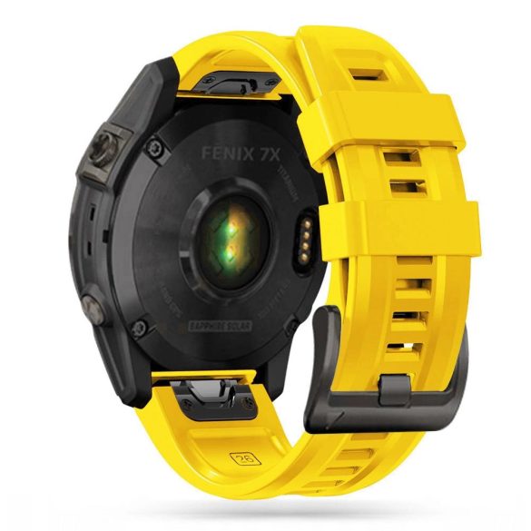 Tech-Protect IconBand csereszíj Garmin Fenix 5 / Garmin Fenix 6 / Garmin Fenix 6 Pro / Garmin Fenix 7 - sárga