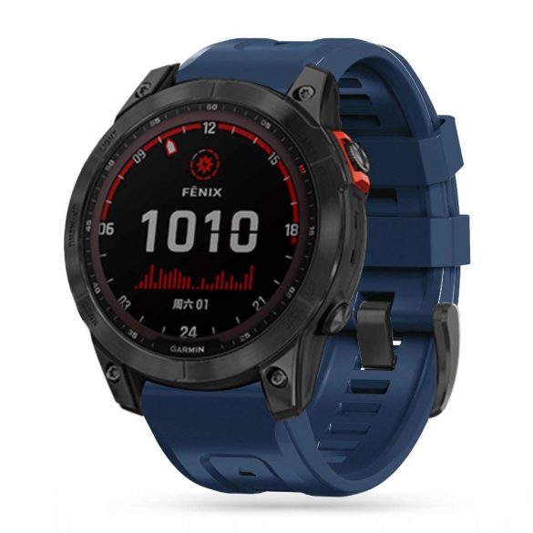 Tech-Protect IconBand csereszíj Garmin Fenix ​​3 / 5X / 3HR / 5X Plus / 6X / 6X Pro / 7X - tengerészkék