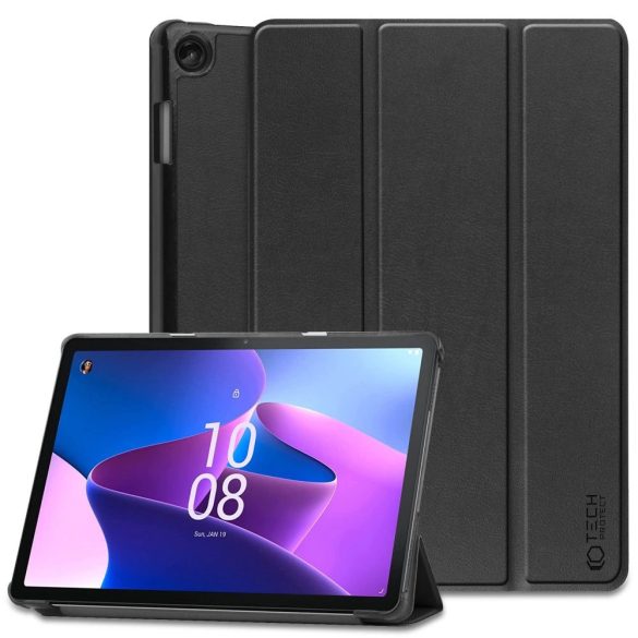 Tech-Protect SmartCase tok Lenovo Tab M10 Plus (3 gen.) - fekete