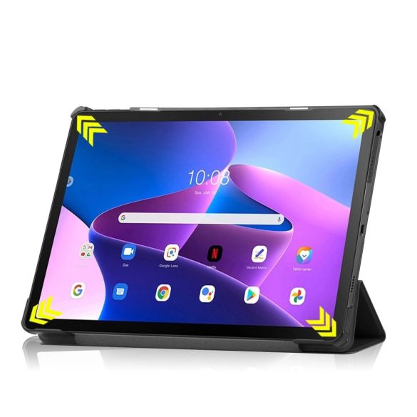 Tech-Protect SmartCase tok Lenovo Tab M10 Plus (3 gen.) - fekete