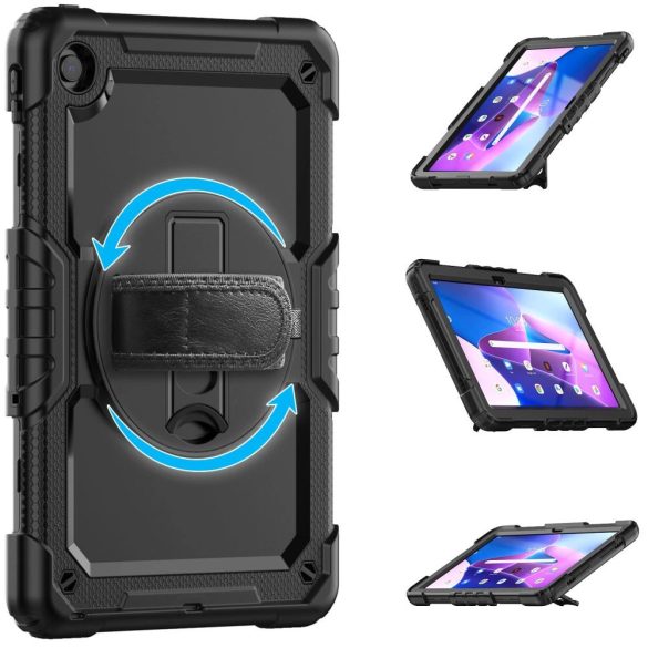 Tech-Protect Solid360 tok Lenovo Tab M10 Plus (3 gen.) - fekete