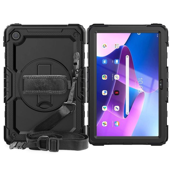 Tech-Protect Solid360 tok Lenovo Tab M10 Plus (3 gen.) - fekete