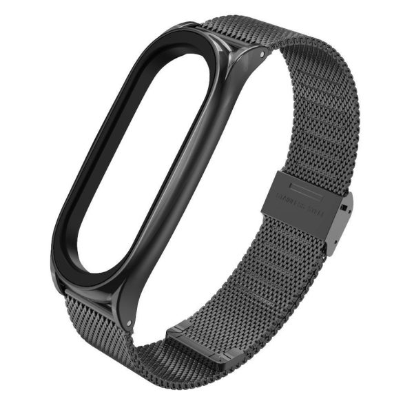 Tech-Protect MilaneseBand csereszíj Xiaomi Mi Band 7 / Xiaomi Mi Band 7 NFC - fekete