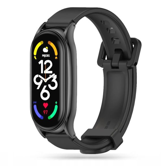 Tech-Protect IconBand Pro csereszíj Xiaomi Mi Band 7 / Xiaomi Mi Band 7 NFC - fekete