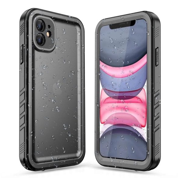 Tech-Protect ShellBox vízálló tok iPhone 11 - fekete