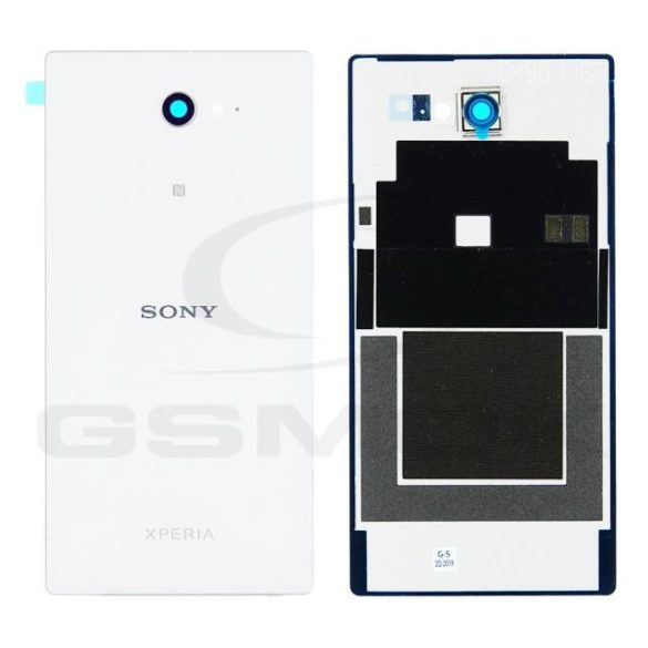 Akkumulátor ház Sony Xperia M2 D2303 fehér 78p7110002n Eredeti szervizcsomag