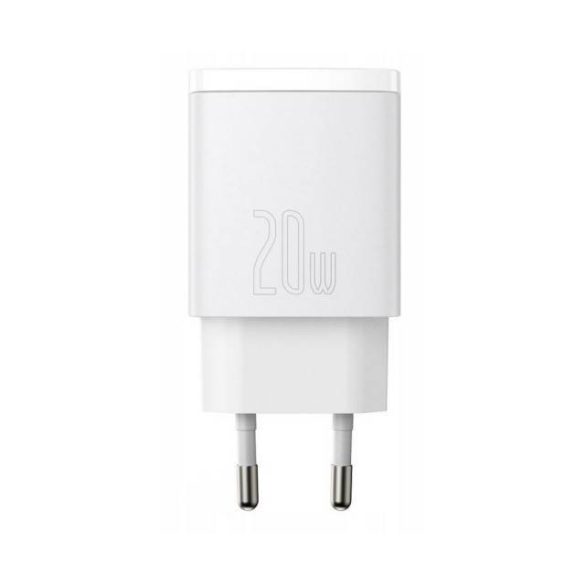 Hálózati Töltő Baseus Usb + Usb-C 20W Qc 3.0 Ccxj-B02 Fehér