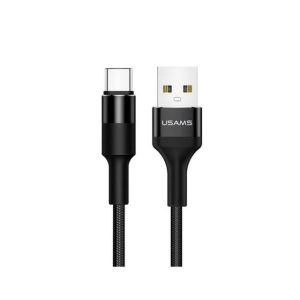 Kábel USB USB-C 2A 1,2m USA U5 SJ221TC01 US-SJ221 fekete