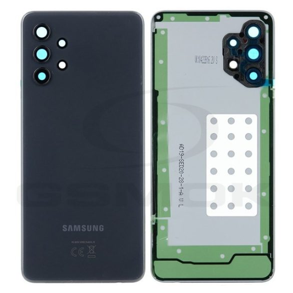 Akkumulátor ház Samsung A325 Galaxy A32 4G fekete GH82-25545A Eredeti szervizcsomag