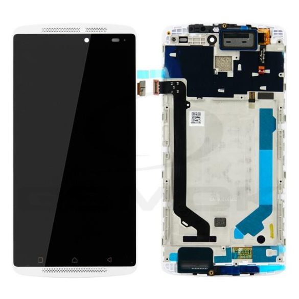 LCD + Touch Pad Teljes Lenovo Vibe K4 Note fehér tok 5D68C04046 Eredeti szervizcsomag