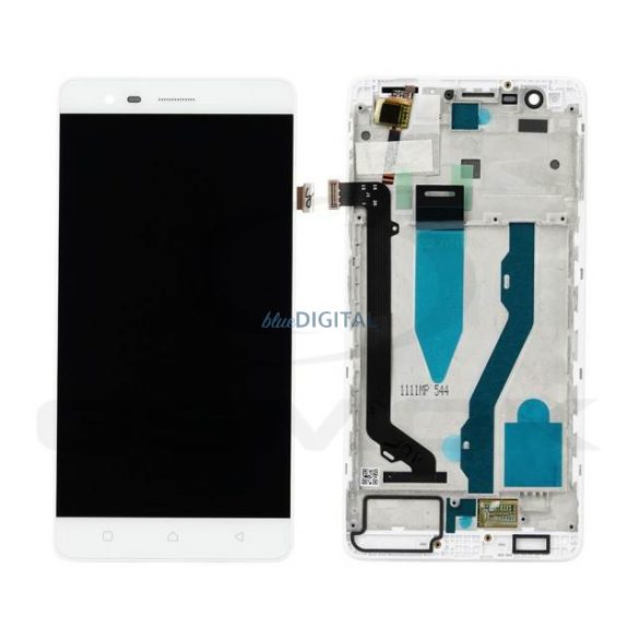 Lcd + Touch Pad Komplett Lenovo Vibe K5 Note Fehér Keret 5D68C05525 Eredeti Szervizcsomaggal