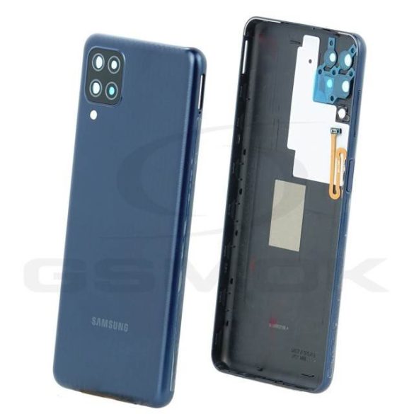 Akumulátor Fedél Samsung M127 Galaxy M12 Fekete Gh82-25046A Eredeti Szervizcsomag