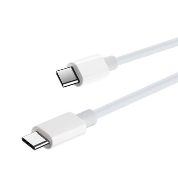 Kábel USB-C USB-C maxlife MXUC-05 fehér 1m 20w