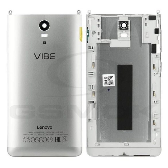 Akkumulátor ház Lenovo Vibe P1 Pro Silver 5S58C03284 Eredeti szervizcsomag