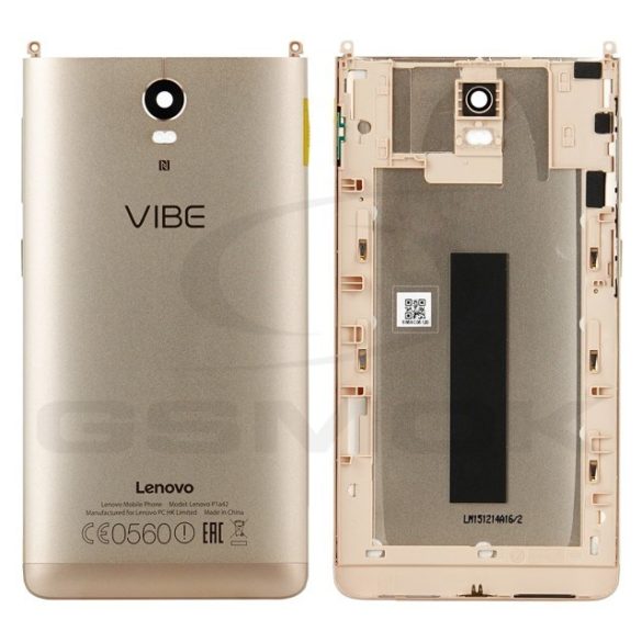 Akkumulátor ház Lenovo Vibe P1 Gold 5S58C05564 Eredeti szervizcsomag