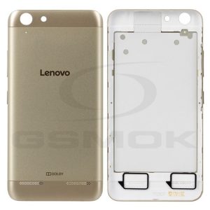 Akkumulátor ház Lenovo Vibe K5 / K5 Plus Gold 5S58C05540 5S58C05155 Eredeti szervizcsomag