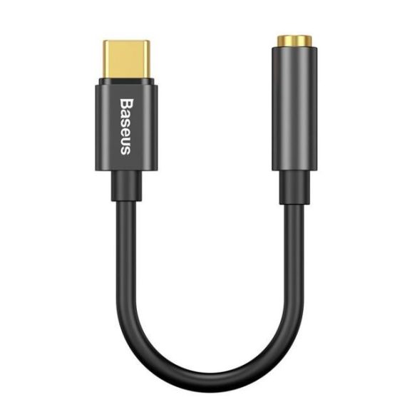 Adapter Audio USB-C a Minijack 3,5 mm-es baseus L54 Catl54-01 fekete