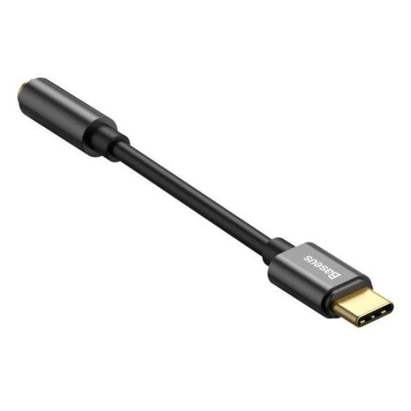 Adapter Audio USB-C a Minijack 3,5 mm-es baseus L54 Catl54-01 fekete