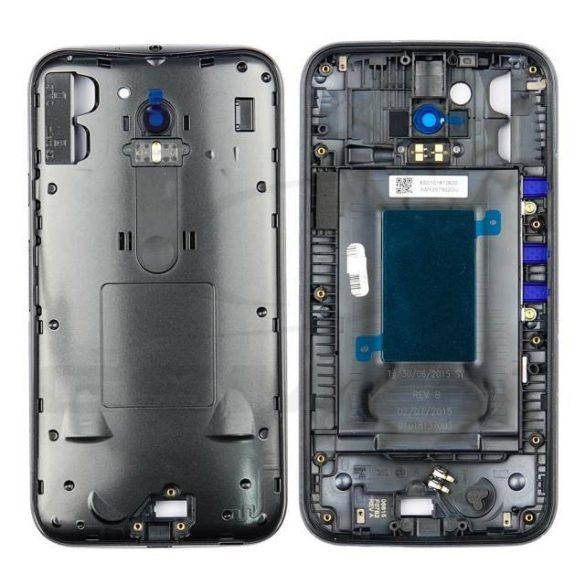 Középső Borítás Motorola Moto G3 Fekete 01018126003W Eredeti Szervizcsomag