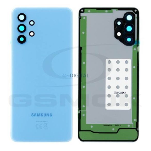 Akkumulátor Fedél Ház Samsung A325 Galaxy A32 4G Kék Gh82-25545C Eredeti Szervizcsomag