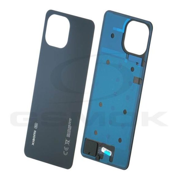Akumulátor Fedél Xiaomi Mi 11 Lite 5G Fekete 55050000U54J Eredeti Szervizcsomag