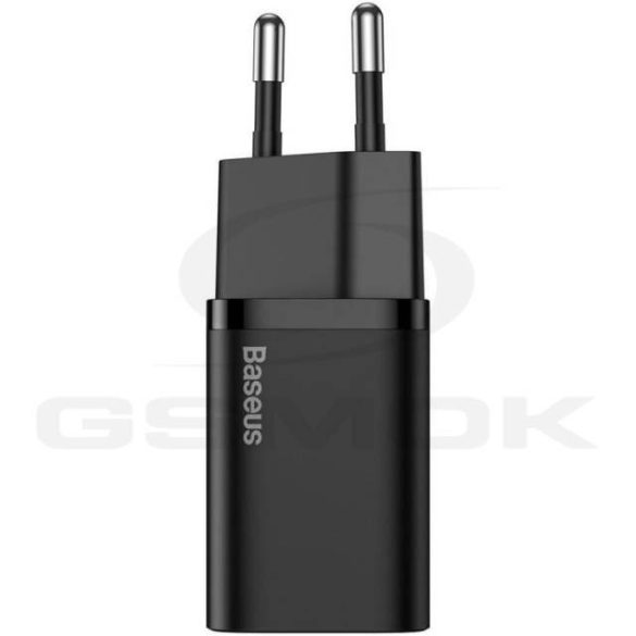 Hálózati Töltő Baseus Usb-C 20W Qc Pd + Kábel Usb-C Lightning 1M Tzccsup-B01 Fekete