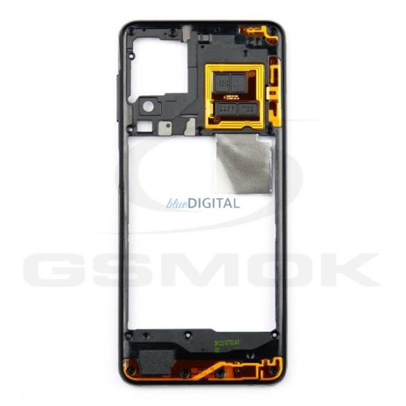 Középső Borító Samsung A225 Galaxy A22 Fekete Gh98-46652A Eredeti Szervizcsomag
