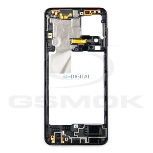 Középső Borító Samsung A225 Galaxy A22 Fekete Gh98-46652A Eredeti Szervizcsomag
