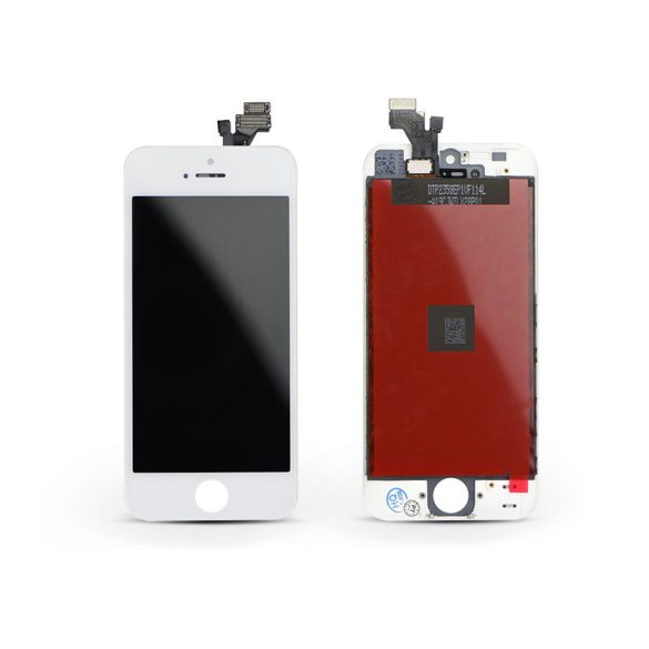 LCD kijelző érintőpanellel - Apple iPhone 5 - AAA kiváló minőségű, utángyártott - fehér