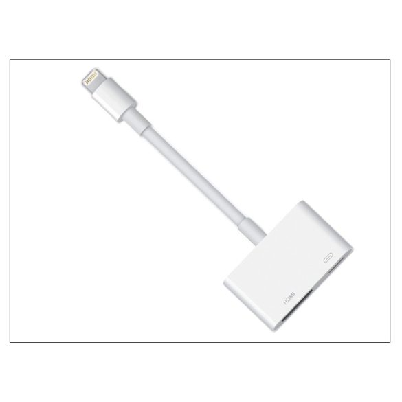 Apple iPhone 5/5S/5C/SE/iPad 4/iPad Mini eredeti, gyári Lightning - digitális HDMI AV-adapter - MD826ZM/A