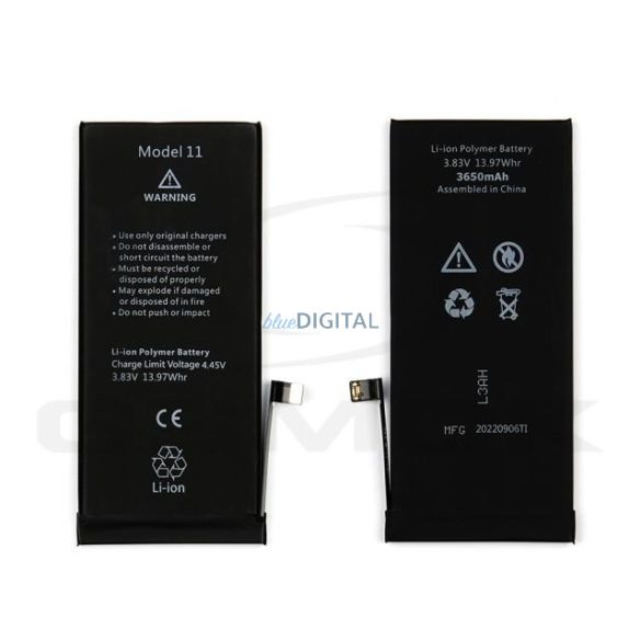 Akkumulátor Apple Iphone 11 Nagy Kapacitású Ti 3650Mah