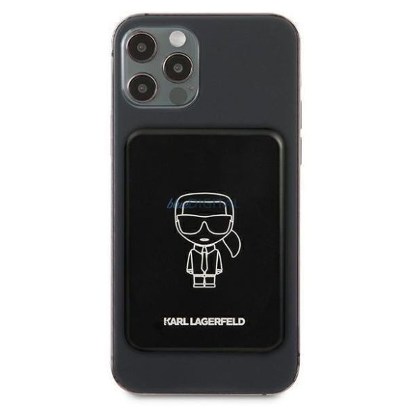 Karl Lagerfeld Powerbank 3000mah magsafe, fekete (klpbmsoibk)