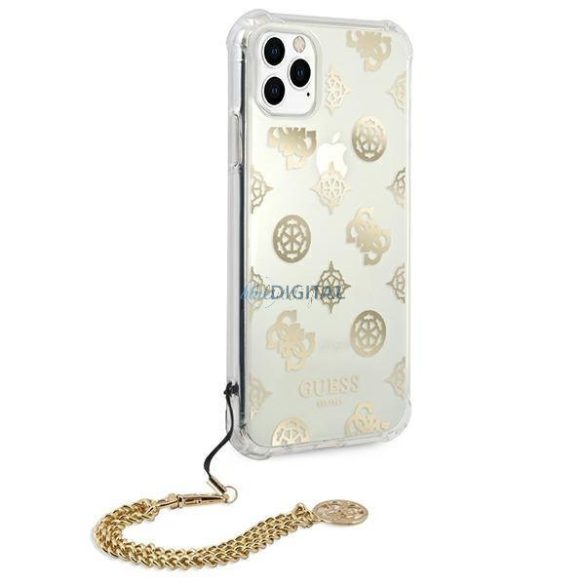 Guess GUHCN65KSPEGO iPhone 11 Pro Max 6.5 „arany / arany tok bazsarózsa Chain Kollekció