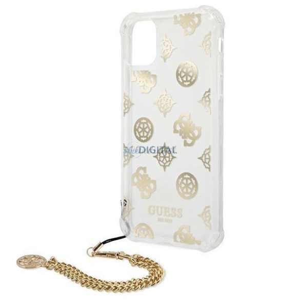 Guess GUHCN65KSPEGO iPhone 11 Pro Max 6.5 „arany / arany tok bazsarózsa Chain Kollekció