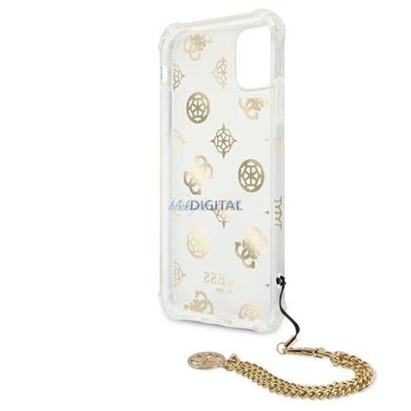 Guess GUHCN65KSPEGO iPhone 11 Pro Max 6.5 „arany / arany tok bazsarózsa Chain Kollekció