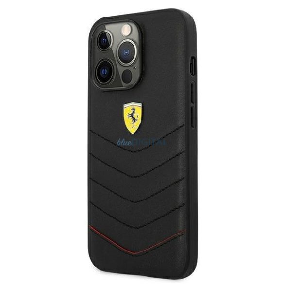 Ferrari FEHCP13LRQKK IPHONE 13 PRO / 13 6,1 "fekete tok OFF TRACKLED